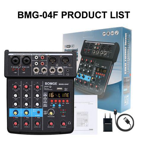 04F 4 Channel Dj Audio Sound Mixer BLACK Item | Buy 04F 4 Channel Dj Audio Sound Mixer BLACK | SPOP Enterprise Global