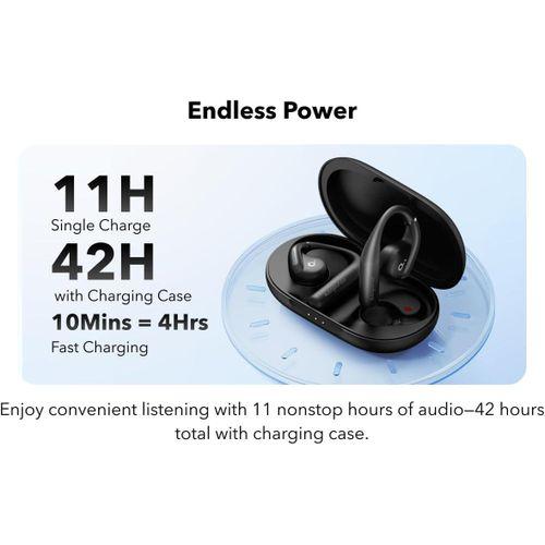 Anker Soundcore AeroFit Open-Ear Headphones, Ultra Comfort - IPX7 Waterproof, 42H Playtime, Bluetooth 5.3 - Black Item | Buy Anker Soundcore AeroFit Open-Ear Headphones, Ultra Comfort - IPX7 Waterproof, 42H Playtime, Bluetooth 5.3 - Black | SPOP Enterprise Global