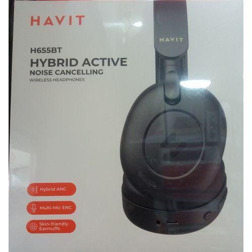 Havit Havít H655BT Hybrid Active Noise Cancellation Wireless Headphone Item | Buy Havit Havít H655BT Hybrid Active Noise Cancellation Wireless Headphone | SPOP Enterprise Global