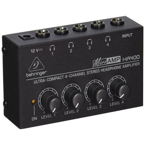 Behringer HA400 4-Channel Stereo Headphone Amp Item | Buy Behringer HA400 4-Channel Stereo Headphone Amp | SPOP Enterprise Global
