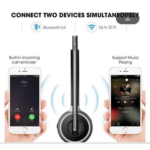 Mpow M5 Bluetooth V5.0 Mono Headset Wireless Truck Driver Item | Buy Mpow M5 Bluetooth V5.0 Mono Headset Wireless Truck Driver | SPOP Enterprise Global