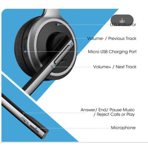 Mpow M5 Bluetooth V5.0 Mono Headset Wireless Truck Driver Item | Buy Mpow M5 Bluetooth V5.0 Mono Headset Wireless Truck Driver | SPOP Enterprise Global