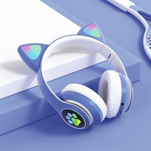 Cute Cartoon Cat Ear Wireless Headset For Kids Item | Buy Cute Cartoon Cat Ear Wireless Headset For Kids | SPOP Enterprise Global