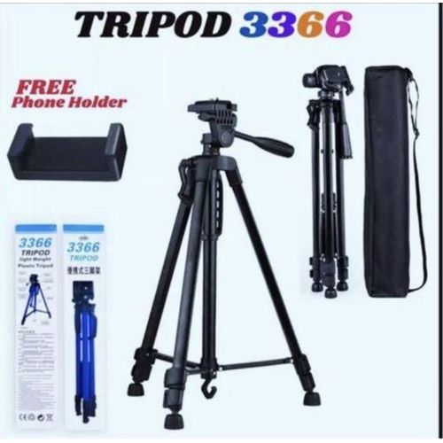 Camera and Phone Tripod 3366 Tripod with Portable, Extendable & 360° Rotating for ldeal for Travel, Vlogging & TikTok Item | Buy Camera and Phone Tripod 3366 Tripod with Portable, Extendable & 360° Rotating for ldeal for Travel, Vlogging & TikTok | SPOP Enterprise Global
