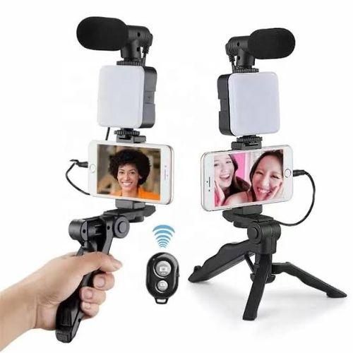 Smartphone Vlog Kit With LED Video Light 5600K+Cardioid Microphone+Extendable Phone Clip+Tripod Item | Buy Smartphone Vlog Kit With LED Video Light 5600K+Cardioid Microphone+Extendable Phone Clip+Tripod | SPOP Enterprise Global