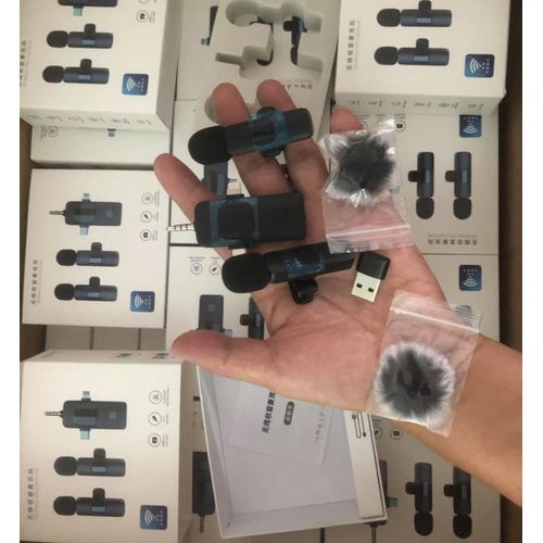 4 in 1 Wireless Lavalier Dual Noise Cancellations Microphone (2 lavaliers Microphones for PC, Camera, Type C and iPhone Item | Buy 4 in 1 Wireless Lavalier Dual Noise Cancellations Microphone (2 lavaliers Microphones for PC, Camera, Type C and iPhone | SPOP Enterprise Global