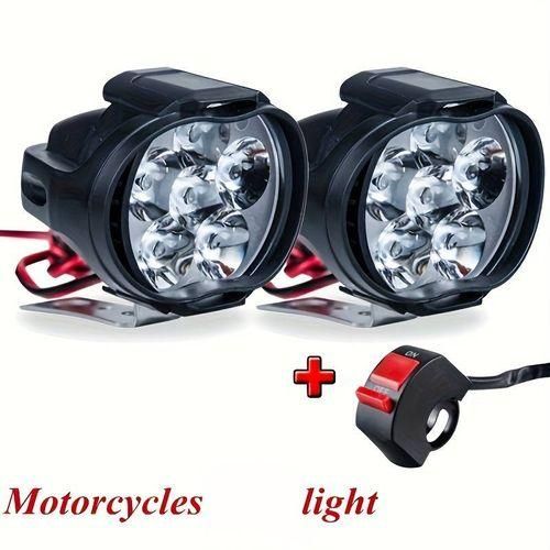 2pcs 6LED Motorcycle Lights, Motorcycle Fog Lights, LED Auxiliary Headlights with Switch Item | Buy 2pcs 6LED Motorcycle Lights, Motorcycle Fog Lights, LED Auxiliary Headlights with Switch | SPOP Enterprise Global
