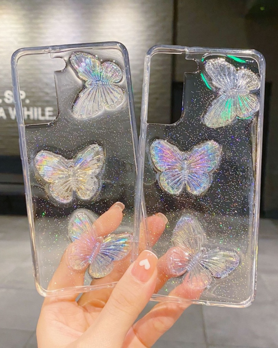 Transparent Butterfly Samsung Case Item | Buy Transparent Butterfly Samsung Case | SPOP Enterprise Global