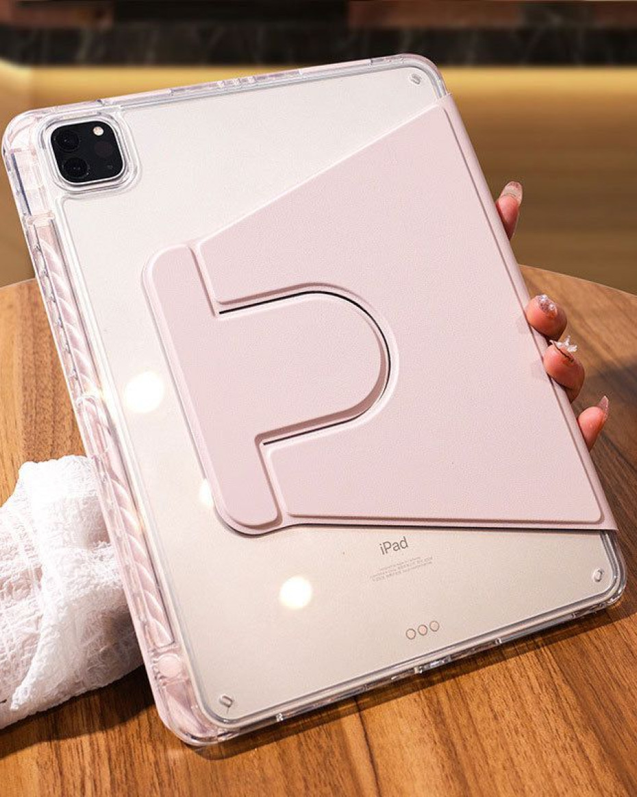 Pink Transparent Back iPad Case 10th Generation Item | Buy Pink Transparent Back iPad Case 10th Generation | SPOP Enterprise Global