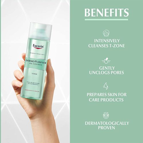 Eucerin DermoPurifyer Oil Control Facial Toner, Acne-Prone Skin - 200ml Item | Buy Eucerin DermoPurifyer Oil Control Facial Toner, Acne-Prone Skin - 200ml | SPOP Enterprise Global