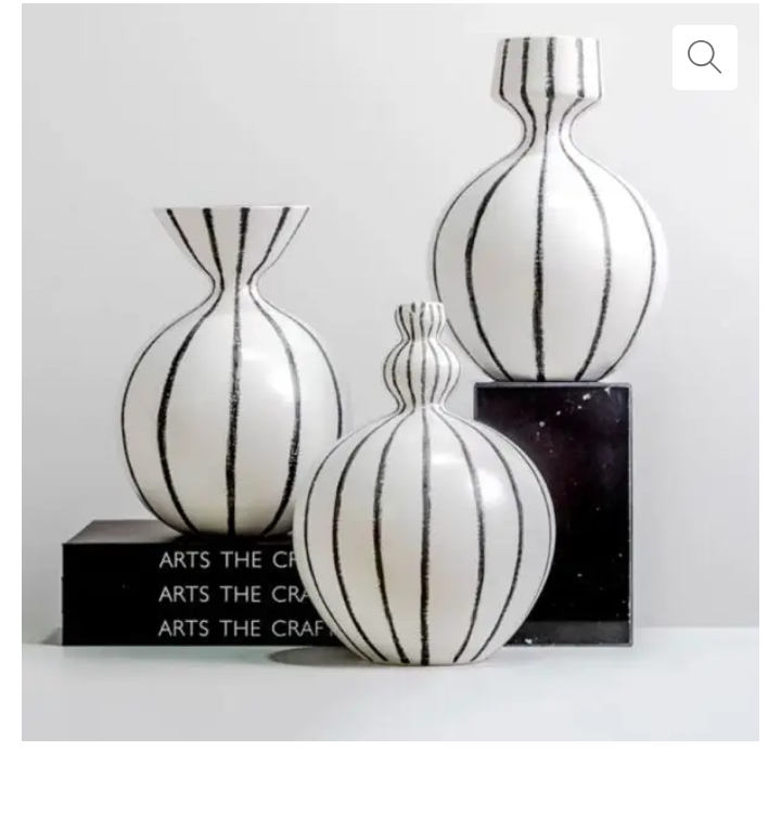 Ceramic Striped Vase Item | Buy Ceramic Striped Vase | SPOP Enterprise Global