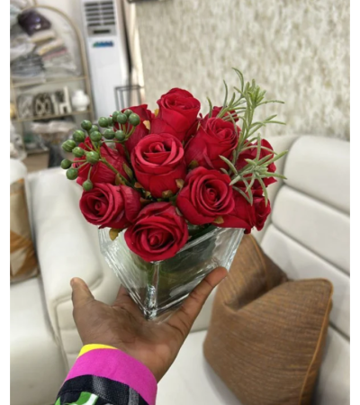 Faux Garden Red Rose Flower Item | Buy Faux Garden Red Rose Flower | SPOP Enterprise Global