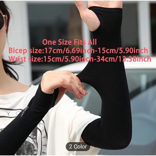 1 Pair Sun-proof Ice Sleeves Breathable Solid Color Elastic Sports Gloves Summer Arm Cover Outdoor Ice Cuffs For Bicycle Riding armsleeves Item | Buy 1 Pair Sun-proof Ice Sleeves Breathable Solid Color Elastic Sports Gloves Summer Arm Cover Outdoor Ice Cuffs For Bicycle Riding armsleeves | SPOP Enterprise Global