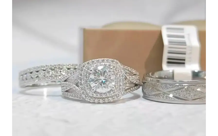 Azura – Clarisse Moissanite Trio Set Item | Buy Azura – Clarisse Moissanite Trio Set | SPOP Enterprise Global