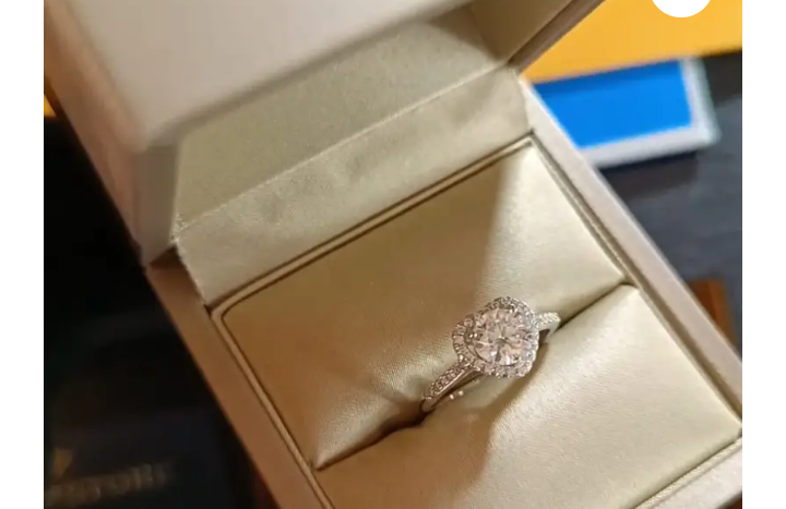 1.0ct Sweetheart Moissanite Engagement Ring Item | Buy 1.0ct Sweetheart Moissanite Engagement Ring | SPOP Enterprise Global