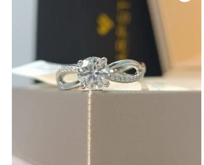 Thalia Moissanite Engagement Ring Item | Buy Thalia Moissanite Engagement Ring | SPOP Enterprise Global