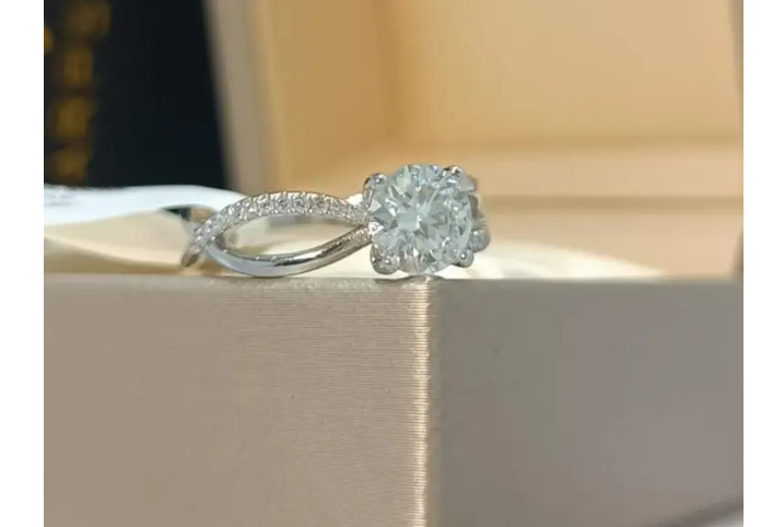 Thalia Moissanite Engagement Ring Item | Buy Thalia Moissanite Engagement Ring | SPOP Enterprise Global