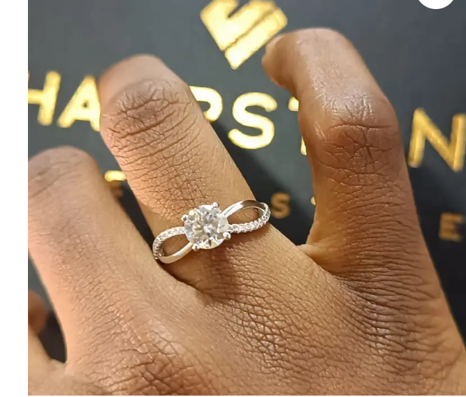 Thalia Moissanite Engagement Ring Item | Buy Thalia Moissanite Engagement Ring | SPOP Enterprise Global