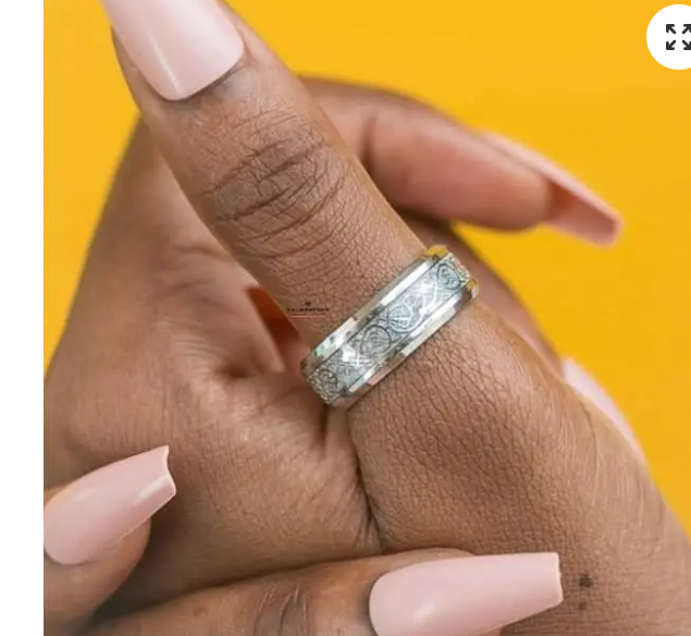 Maxim Silver Titanium Steel Wedding Band Item | Buy Maxim Silver Titanium Steel Wedding Band | SPOP Enterprise Global