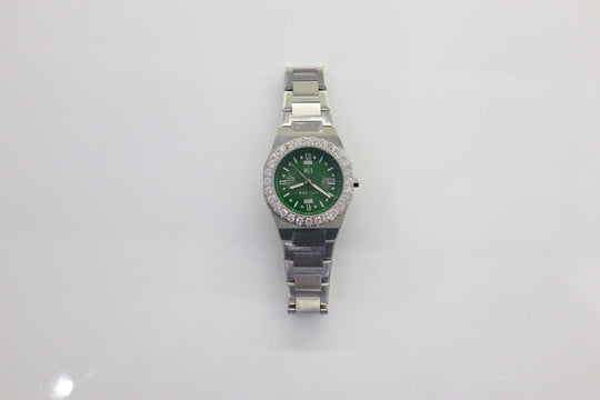 Diamond Bezel - 36mm Elite2 Watch in White Gold and Green Dial Item | Buy Diamond Bezel - 36mm Elite2 Watch in White Gold and Green Dial | SPOP Enterprise Global
