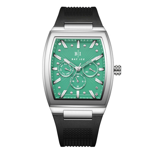 Bay Ice Spacecraft Watch - Silver and Turquoise Blue Dial Item | Buy Bay Ice Spacecraft Watch - Silver and Turquoise Blue Dial | SPOP Enterprise Global