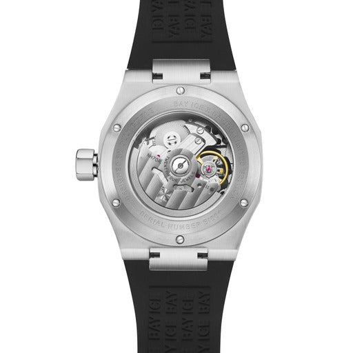 Bay Ice 001 Automatic Skeleton VVS Bussdown Watch - Silver Item | Buy Bay Ice 001 Automatic Skeleton VVS Bussdown Watch - Silver | SPOP Enterprise Global