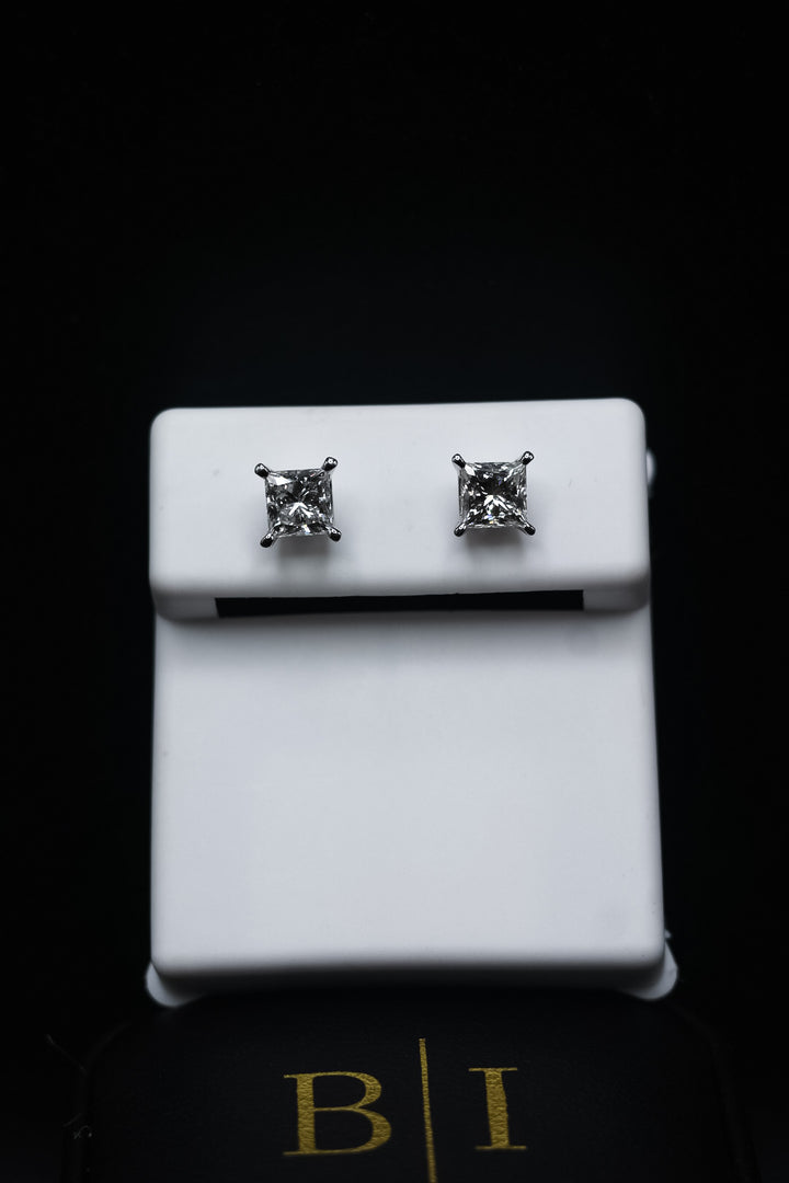 14kt 2.15ct WG Lab Diamond Earrings Item | Buy 14kt 2.15ct WG Lab Diamond Earrings | SPOP Enterprise Global