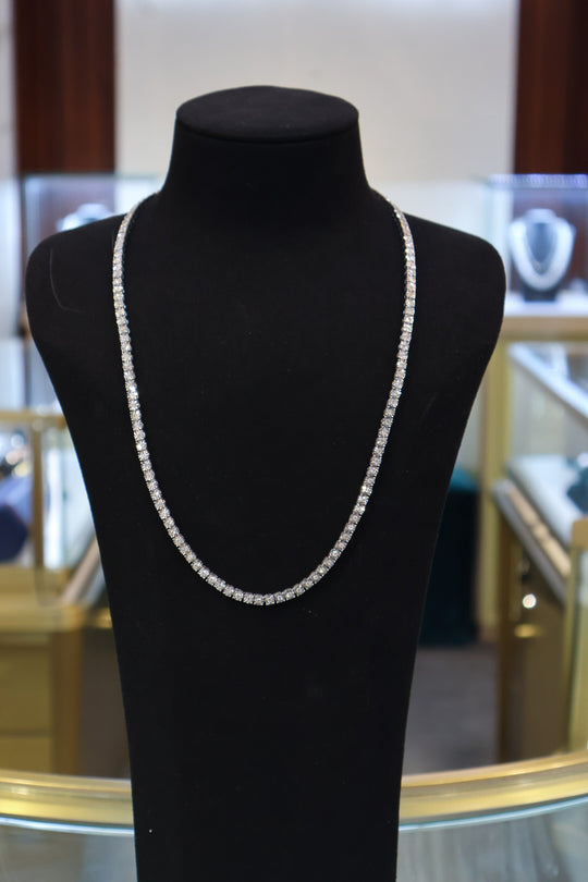 10KT 3.6CT WG Natural Diamond Tennis Necklace Item | Buy 10KT 3.6CT WG Natural Diamond Tennis Necklace | SPOP Enterprise Global