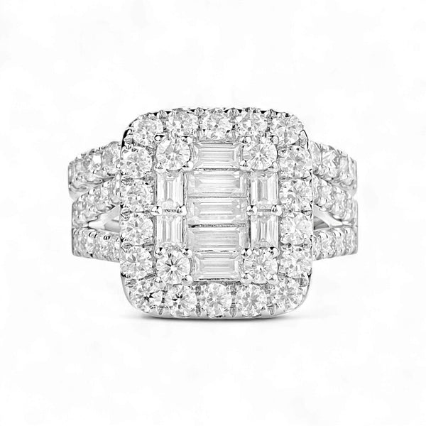 Item | Buy Zoe Radiant Cut Moissanite Bride Set in 925 Sterling Silver | SPOP Enterprise Global
