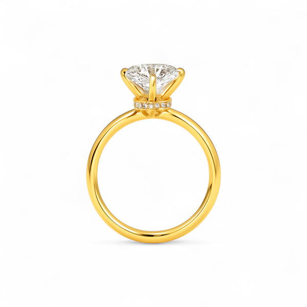 Phoebe Moissanite Engagement Ring in 18K Gold Item | Buy Phoebe Moissanite Engagement Ring in 18K Gold | SPOP Enterprise Global