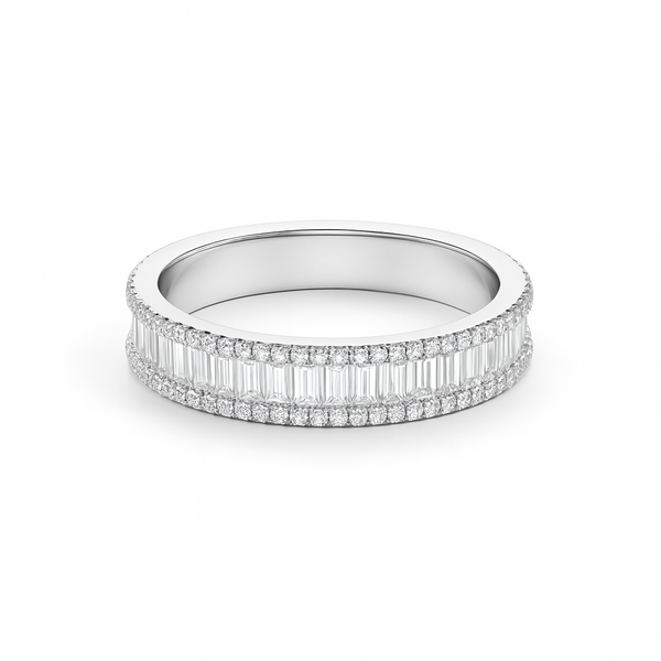 Item | Buy Liz Moissanite Band in 925 Sterling Silver | SPOP Enterprise Global