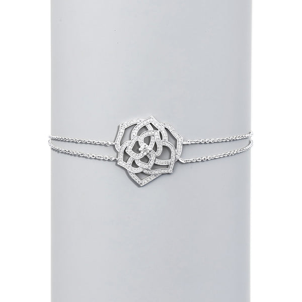 Maureen Floral Moissanite Bracelet in 18KT Gold Item | Buy Maureen Floral Moissanite Bracelet in 18KT Gold | SPOP Enterprise Global