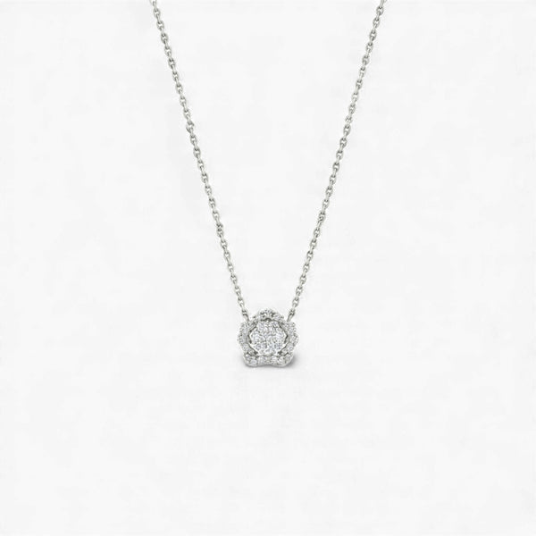 Lesa Moissanite Necklace in 925 Sterling Silver Item | Buy Lesa Moissanite Necklace in 925 Sterling Silver | SPOP Enterprise Global