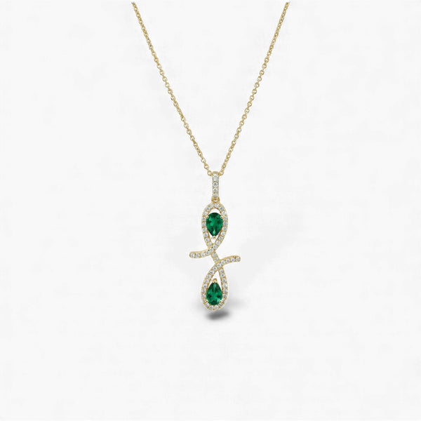 Item | Buy Oiza Infinie Colored Diamond Pendant Necklace in 18KT Gold | SPOP Enterprise Global
