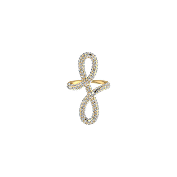 3D Oiza Infinie Diamond Ring in 18KT Gold Item | Buy 3D Oiza Infinie Diamond Ring in 18KT Gold | SPOP Enterprise Global