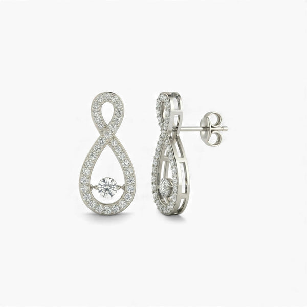Item | Buy Twinkle Infinie Diamond Studs Earrings in 18KT Gold | SPOP Enterprise Global