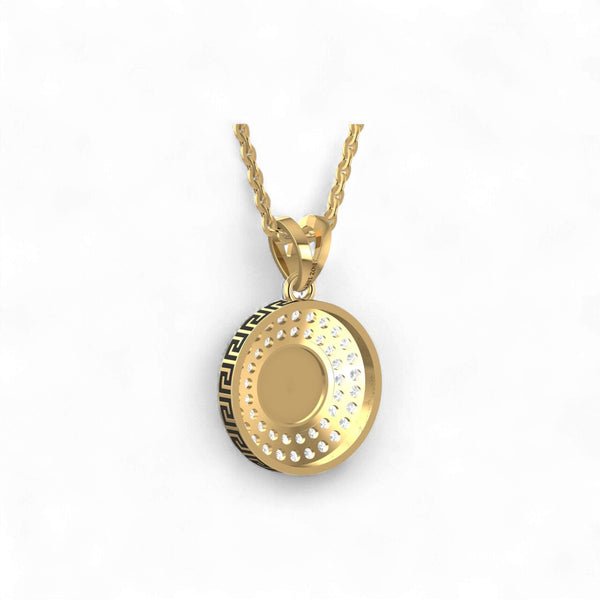 Medusa Diamond Pendent in 18KT Gold Item | Buy Medusa Diamond Pendent in 18KT Gold | SPOP Enterprise Global