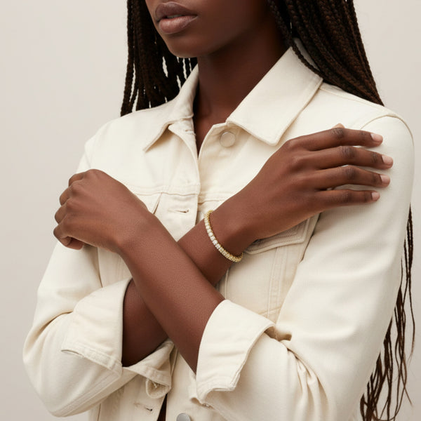 Item | Buy 2.5 CT Diamond Tennis Bracelet in 18KT Gold | SPOP Enterprise Global