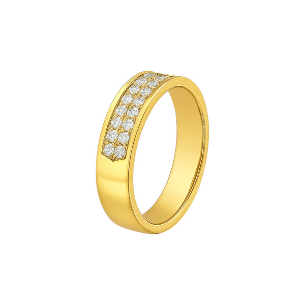 Item | Buy Zion Natural Diamond Band in 18K Gold | SPOP Enterprise Global