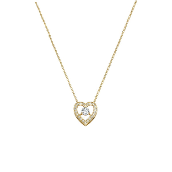 Item | Buy Eternal Heart Diamond Pendant Necklace in 18KT Gold | SPOP Enterprise Global
