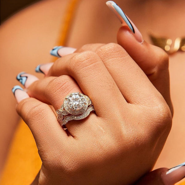 Item | Buy NT Love CZ Bride Set in 18KT Gold | SPOP Enterprise Global