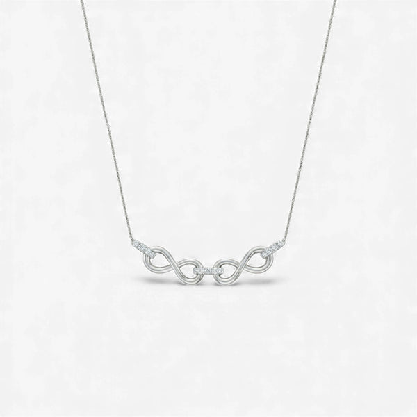 Item | Buy XOXO Natural Diamond Necklace in 18KT Gold | SPOP Enterprise Global