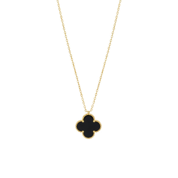 Clover Necklace in 18KT Gold Item | Buy Clover Necklace in 18KT Gold | SPOP Enterprise Global