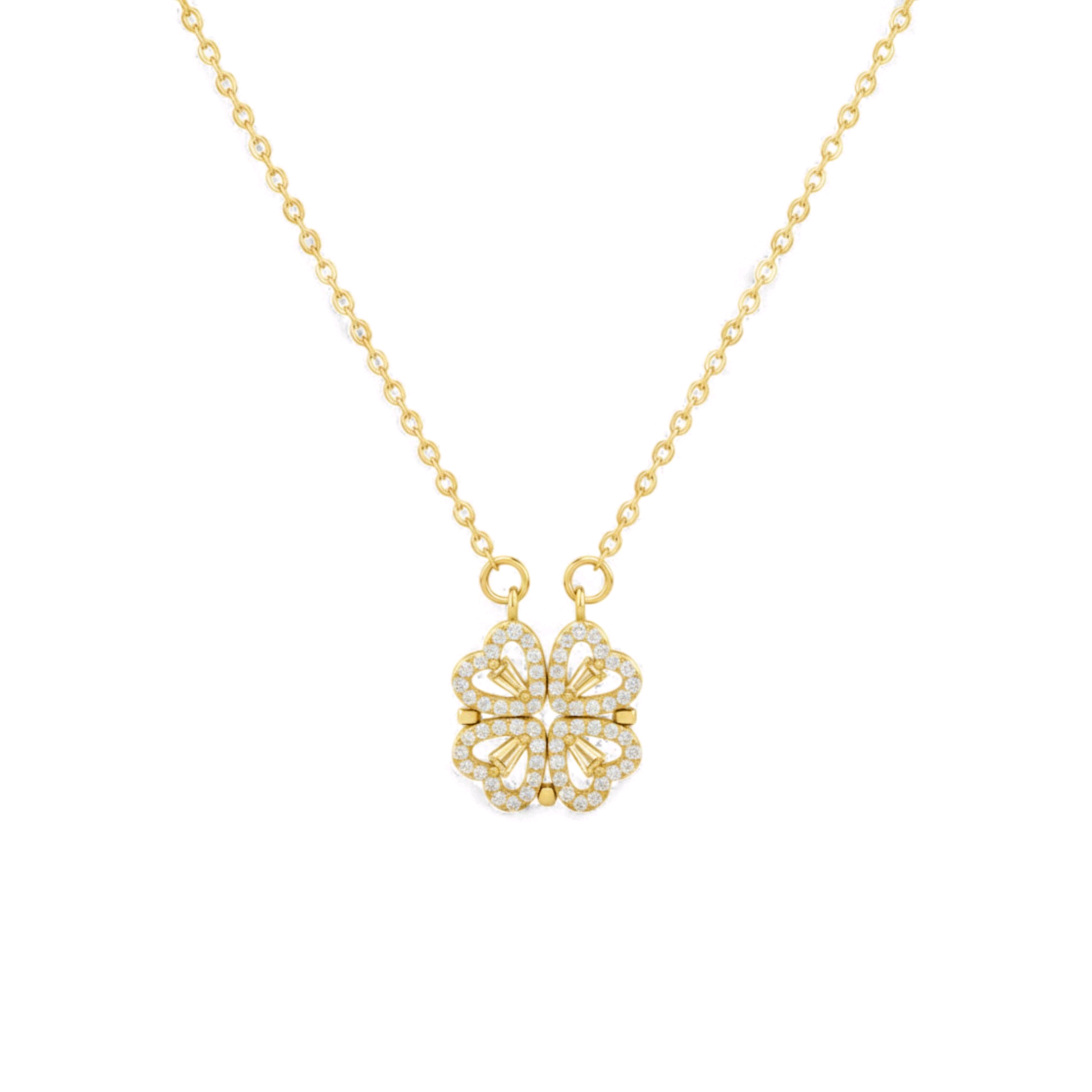 Item | Buy 4Heart Clover Necklace in 925 Sterling Silver | SPOP Enterprise Global