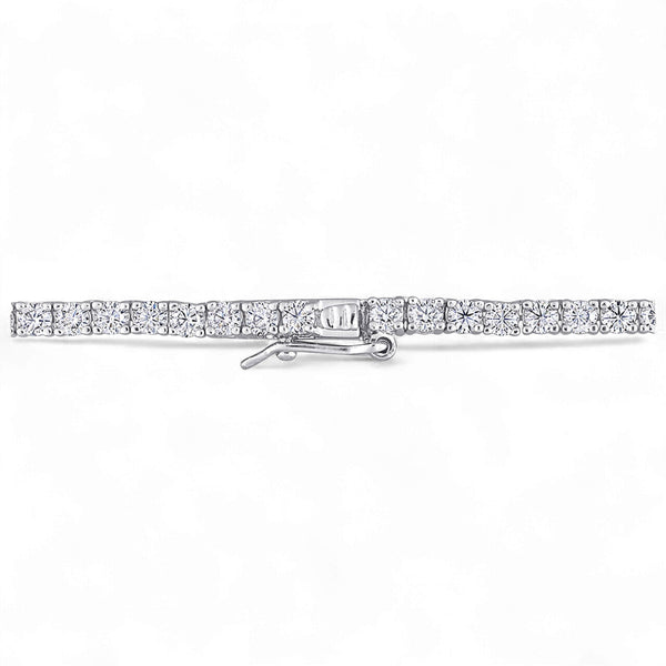 Moissanite Tennis Necklace in 925 Sterling Silver Item | Buy Moissanite Tennis Necklace in 925 Sterling Silver | SPOP Enterprise Global