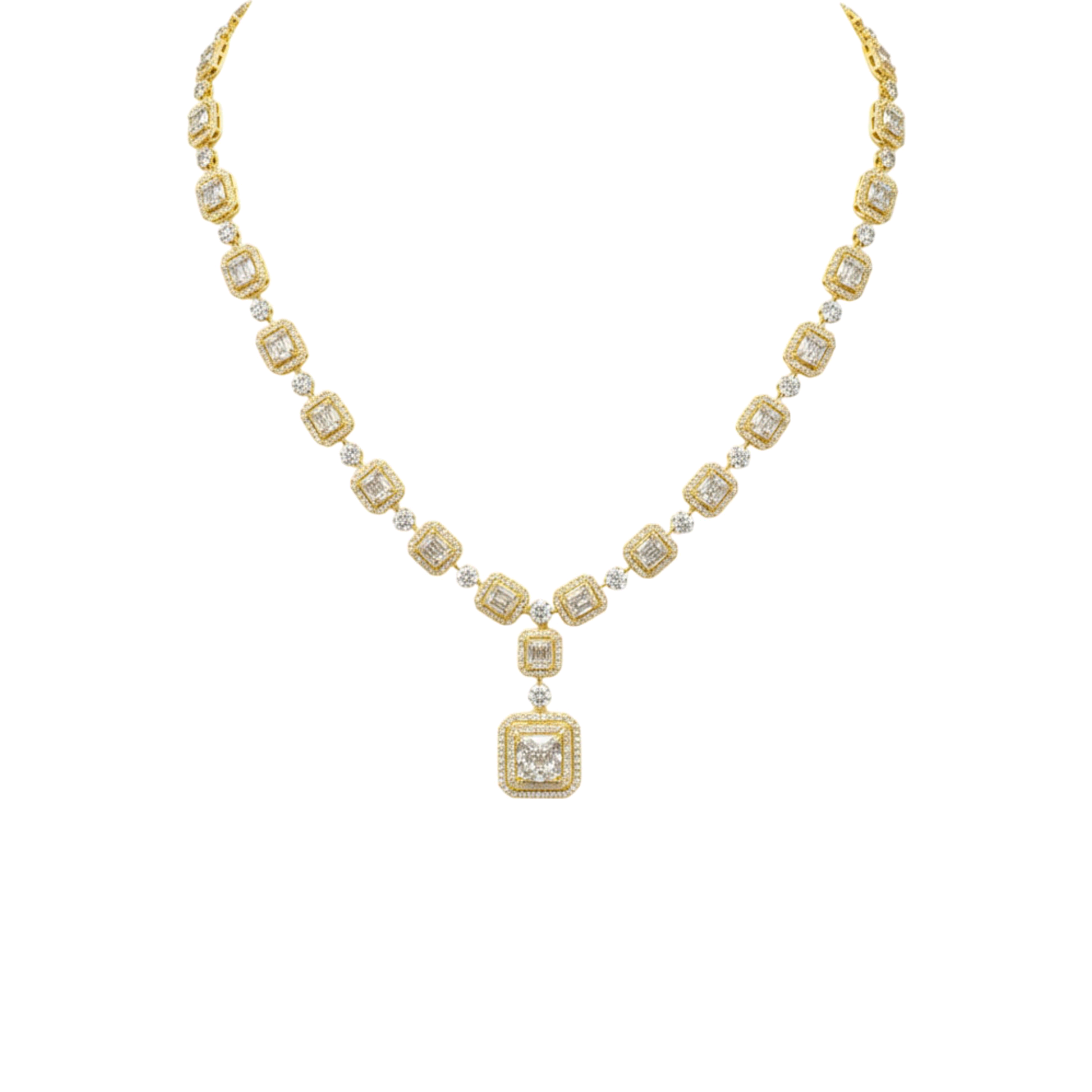 Item | Buy Tiffany Anniversary Natural Diamond Necklace in 18KT Gold | SPOP Enterprise Global