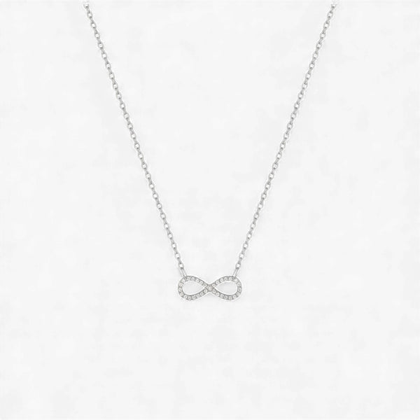 Item | Buy Infinity Natural Diamond Necklace in 18KT Gold | SPOP Enterprise Global