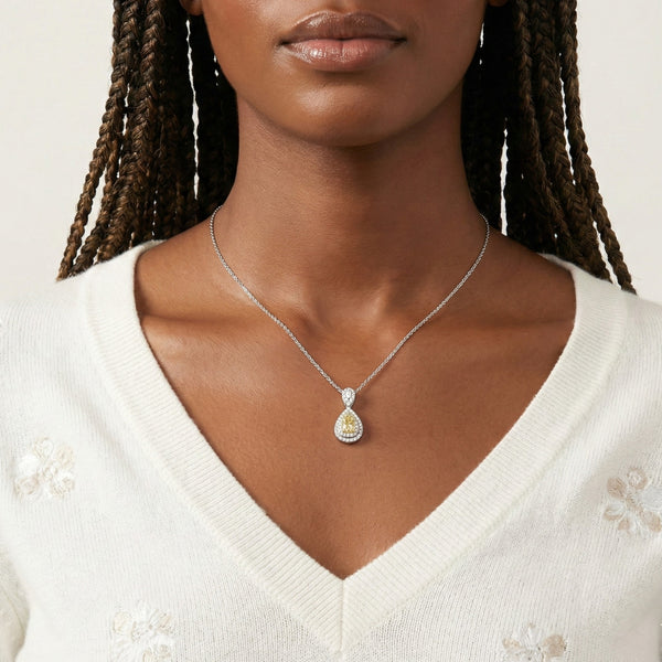 Item | Buy Vidal Natural Diamond Necklace in 18KT Gold | SPOP Enterprise Global