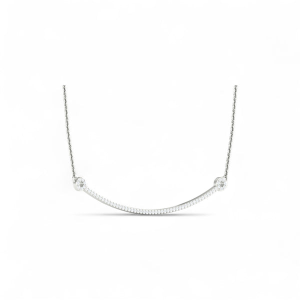 Item | Buy Smile Natural Diamond Necklace in 18KT Gold | SPOP Enterprise Global