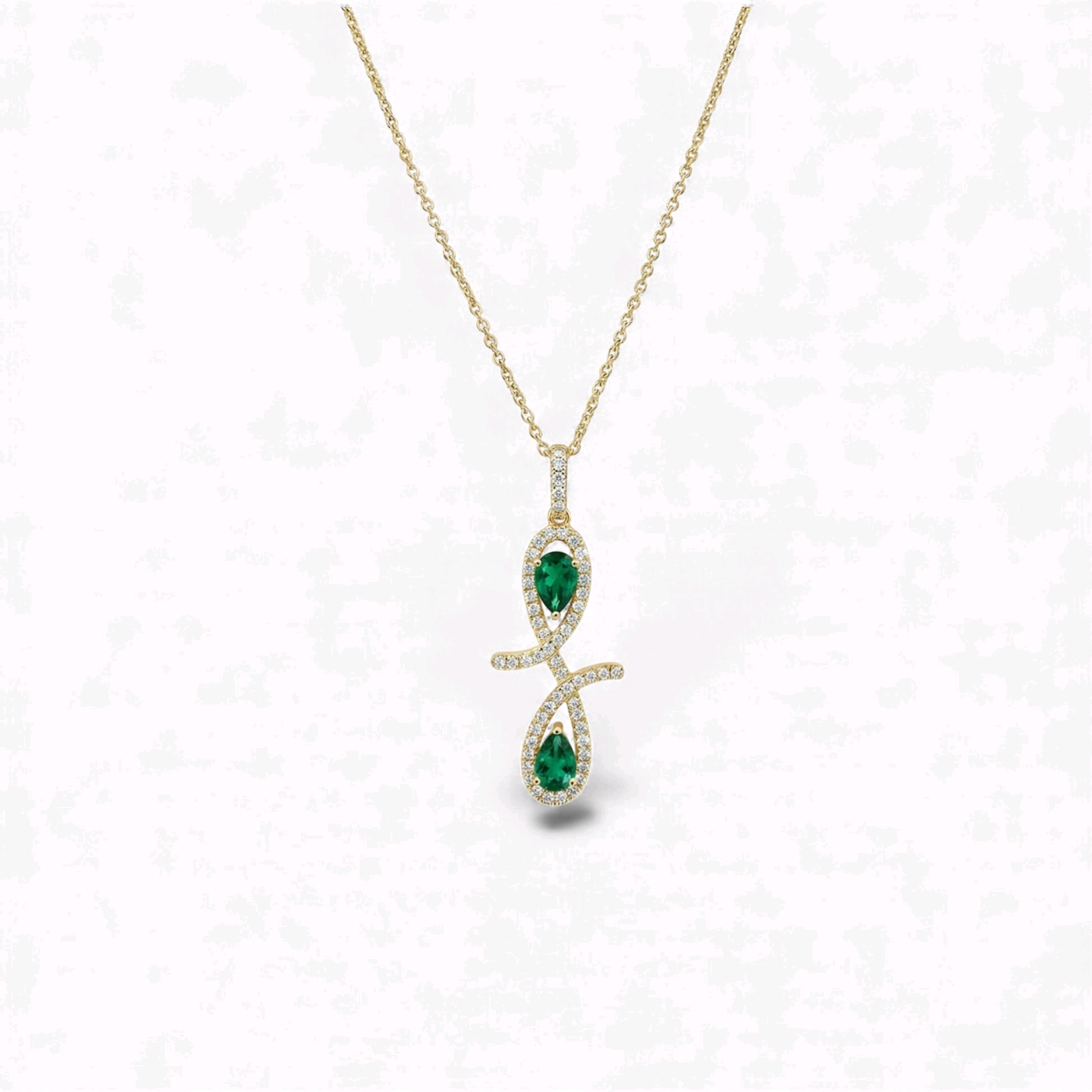Item | Buy Oiza Infinie Colored Diamond Pendant Necklace in 18KT Gold | SPOP Enterprise Global